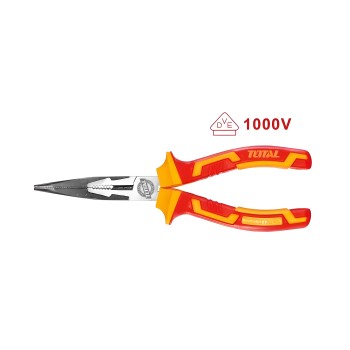 Isolierte Flachrundzange mit langem Maul THTIP23 | 160 mm | Chrom-Vanadium (Cr-V)
