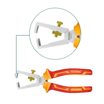 Alicate isolado descarnador de fios  THTIP2661 | 160 mm | Cromo-vanádio (Cr-V)
