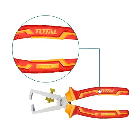 Isolierte Abisolierzange THTIP2661 | 160 mm | Chrom-Vanadium (Cr-V)