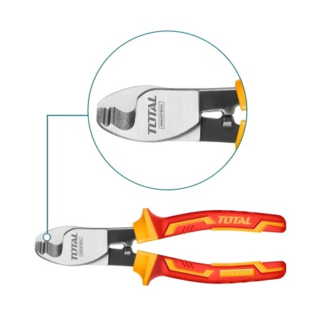 Alicate aislado cortacables  THTIP2761 | 160 mm | Cromo-vanadio (Cr-V)