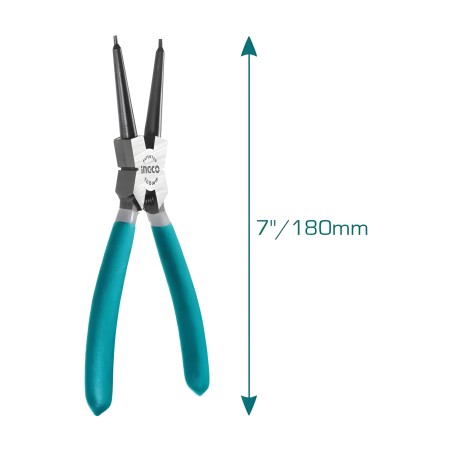 Set van 4 borgringtangen THT114041 | 180 mm