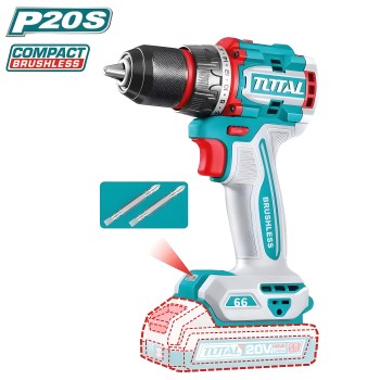 Draadloze boormachine-schroevendraaier brushless TDLI206681 | 20 V