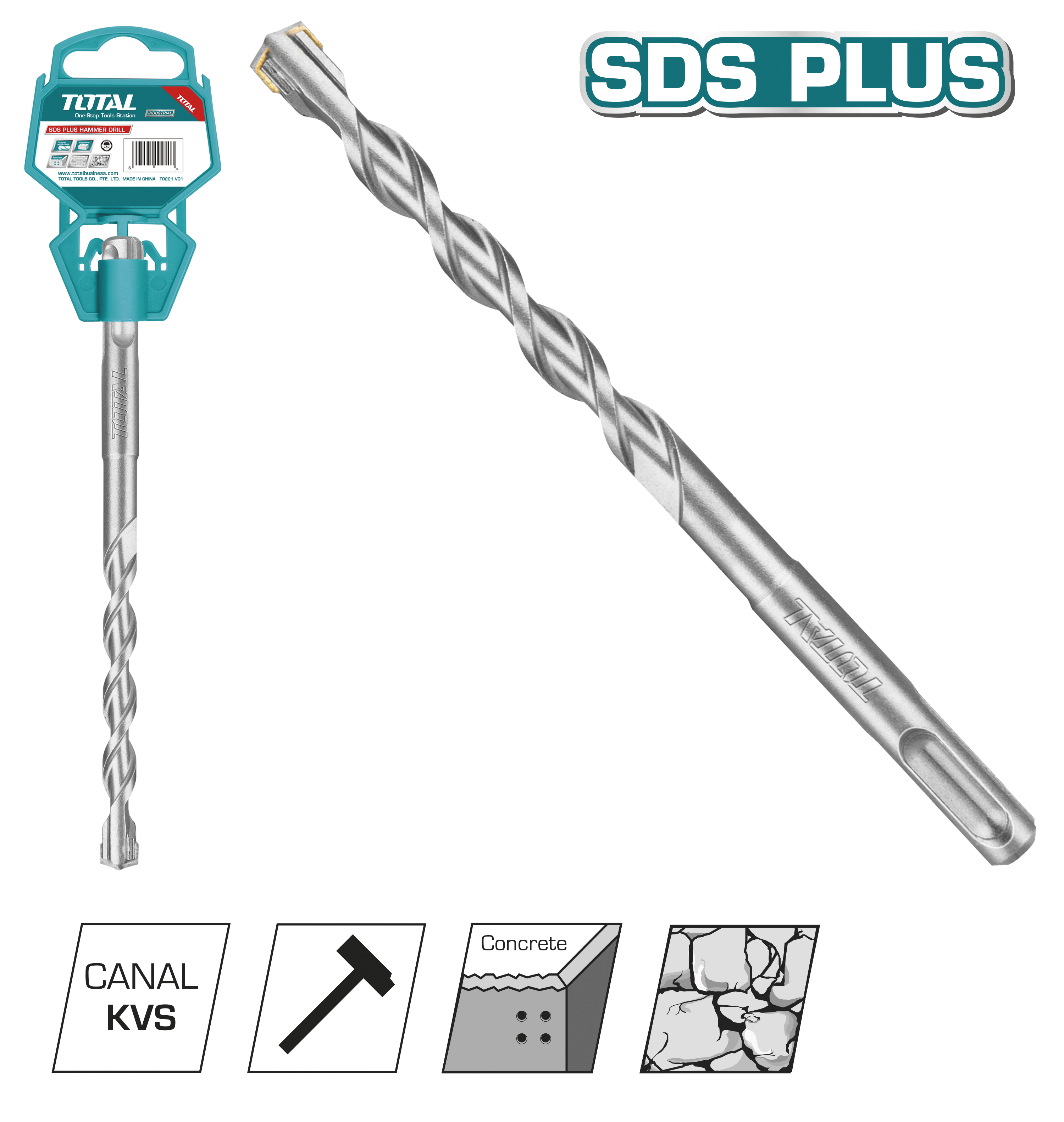 Broca SDS Plus TAC31 | Ø20 x 210 mm | SDS Plus