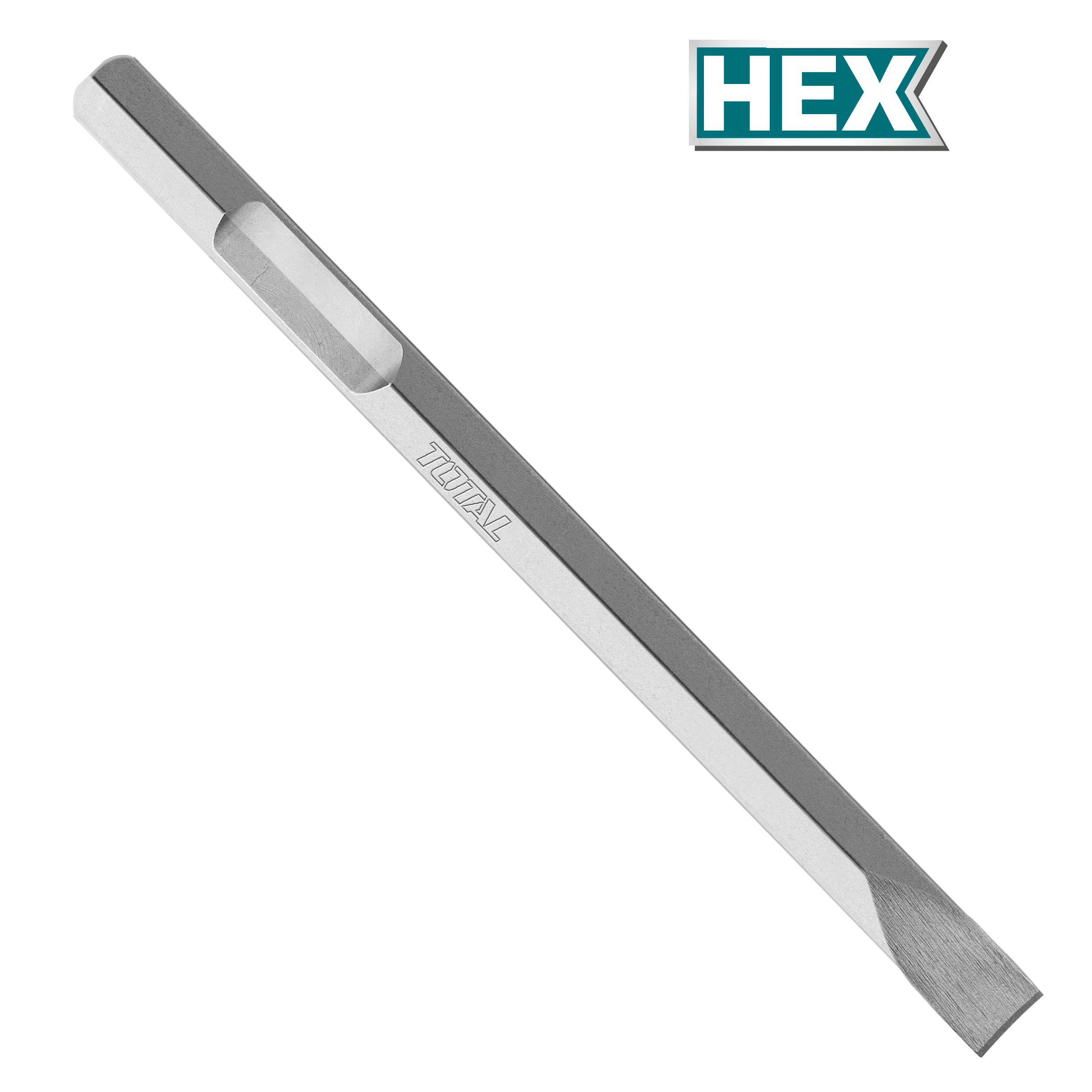 Scalpello HEX TAC1532282 | 530 x 35 mm | Cromo-molibdeno (Cr-Mo)