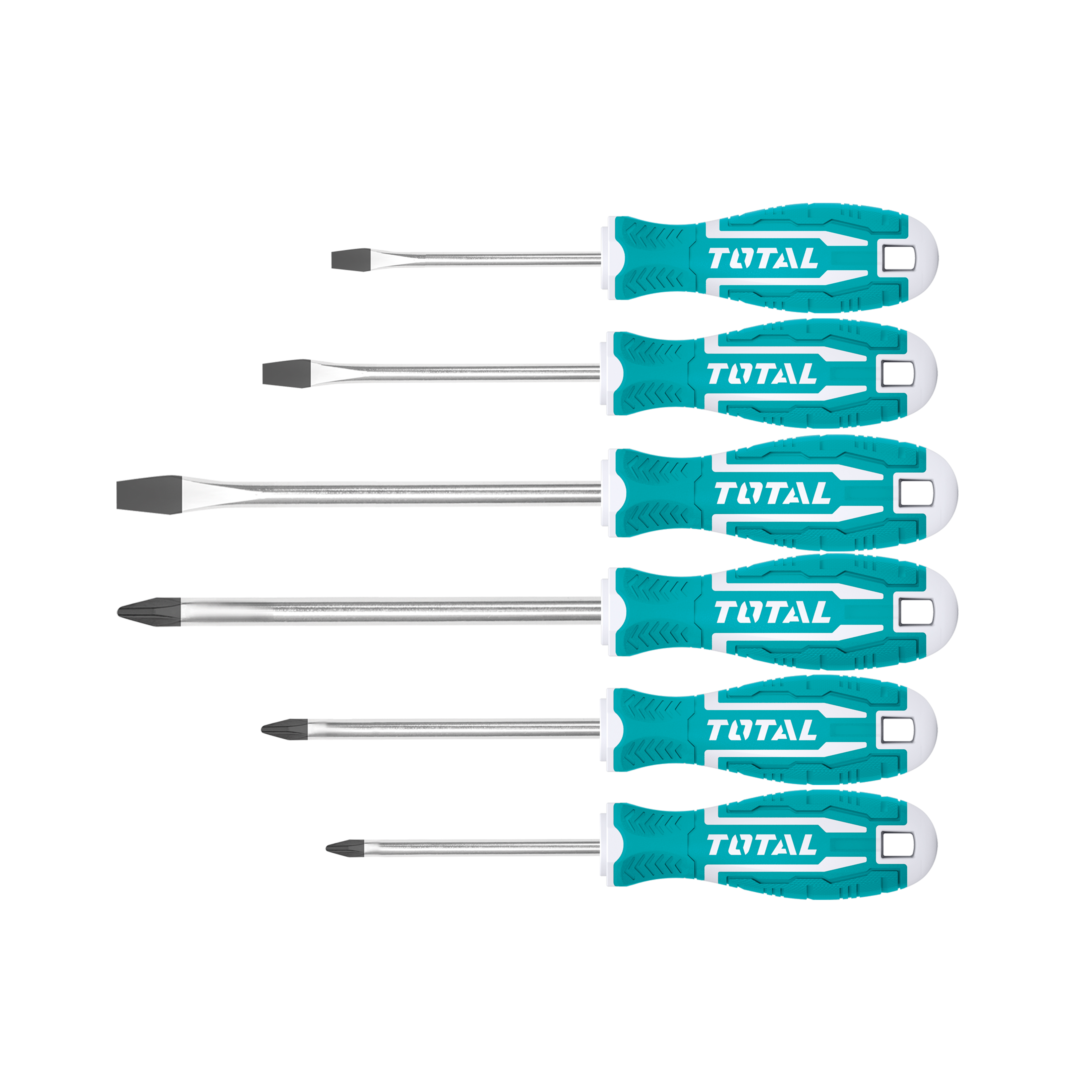 Set van 6 schroevendraaiers THT250606 | Chroom-vanadium (Cr-V)