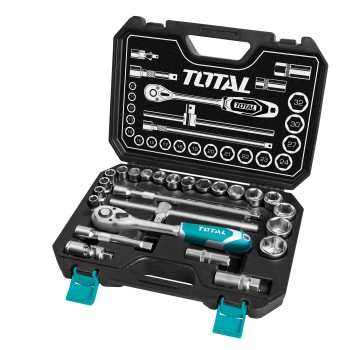 Maleta de tomadas THT121251 | 25 Peças