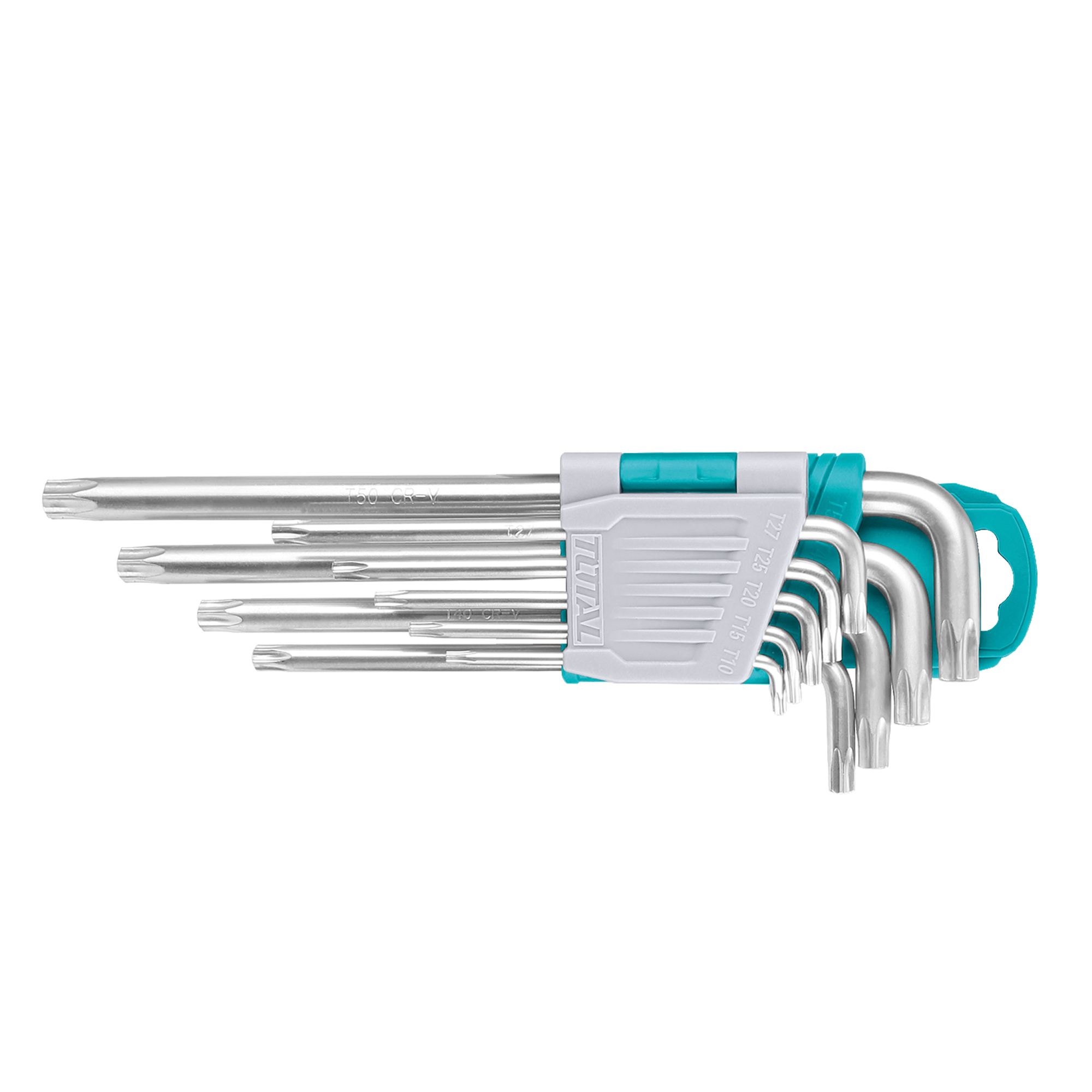 Set di 9 chiavi Torx THT106392 | Cromo-vanadio (Cr-V)