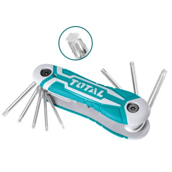 Set van 8 Torx-messleutels THT1061846 | Chroom-vanadium (Cr-V)