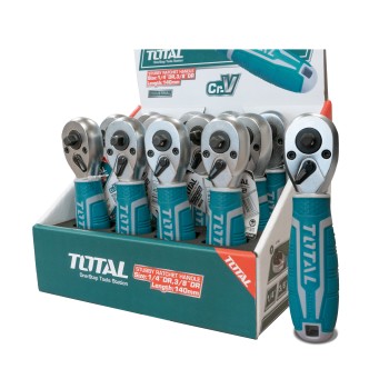 Omkeerbare ratelsleutel THT1061438 | 140 mm | Chroom-vanadium (Cr-V)