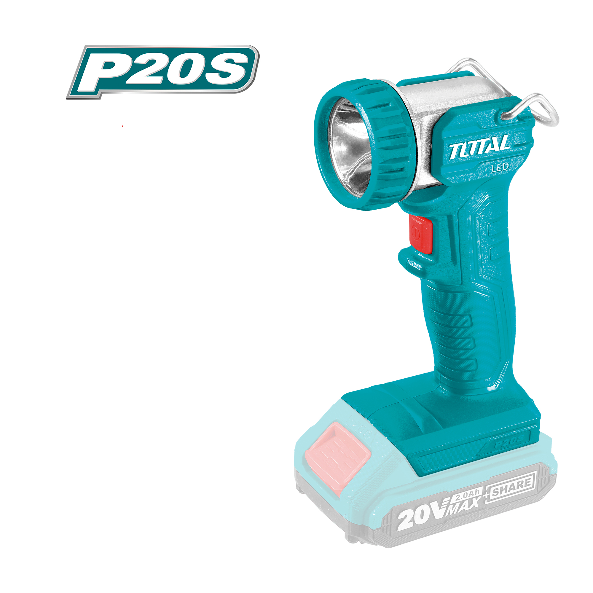 Accu-LED-zaklamp TWLI2038 | 20 V