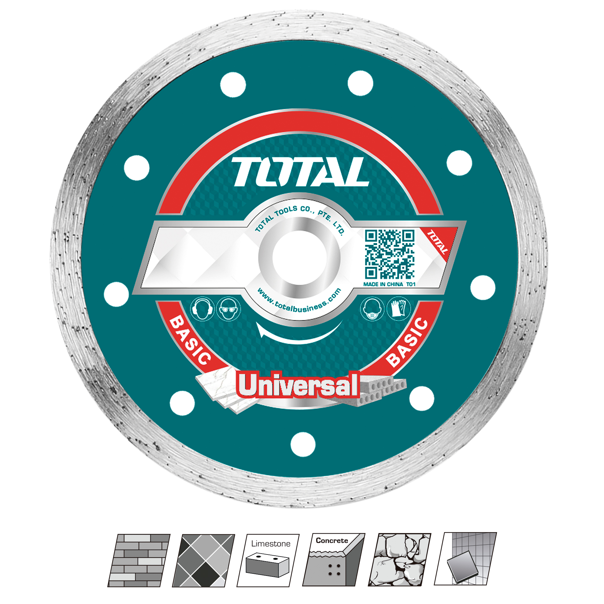 Diamantschijf voor keramiek TAC212 | Ø230 mm | Diamant