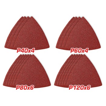 Set di fogli abrasivi per levigatrice multifunzione TAC78080201
