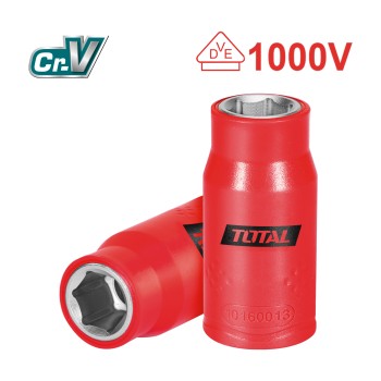 Vaso hexagonal aislado 1/2'' THIHAST12 | 10 mm | Cromo-vanadio (Cr-V)