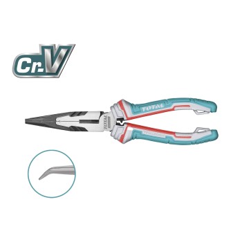 Gebogen tang THT24816S | 200 mm | Chroom-vanadium (Cr-V)
