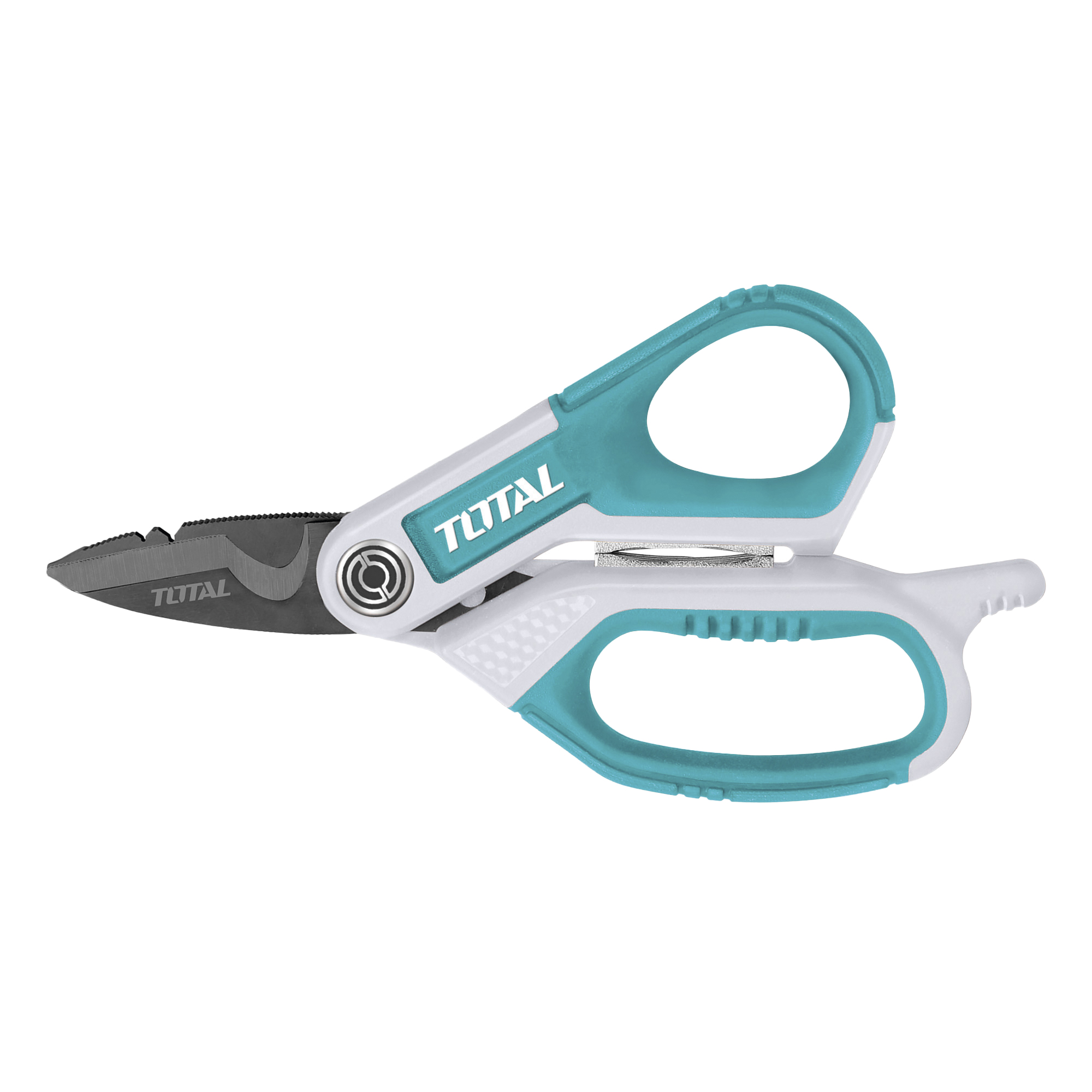 Forbici per elettricisti titanio THES051708 | 170 mm | Acciaio inossidabile