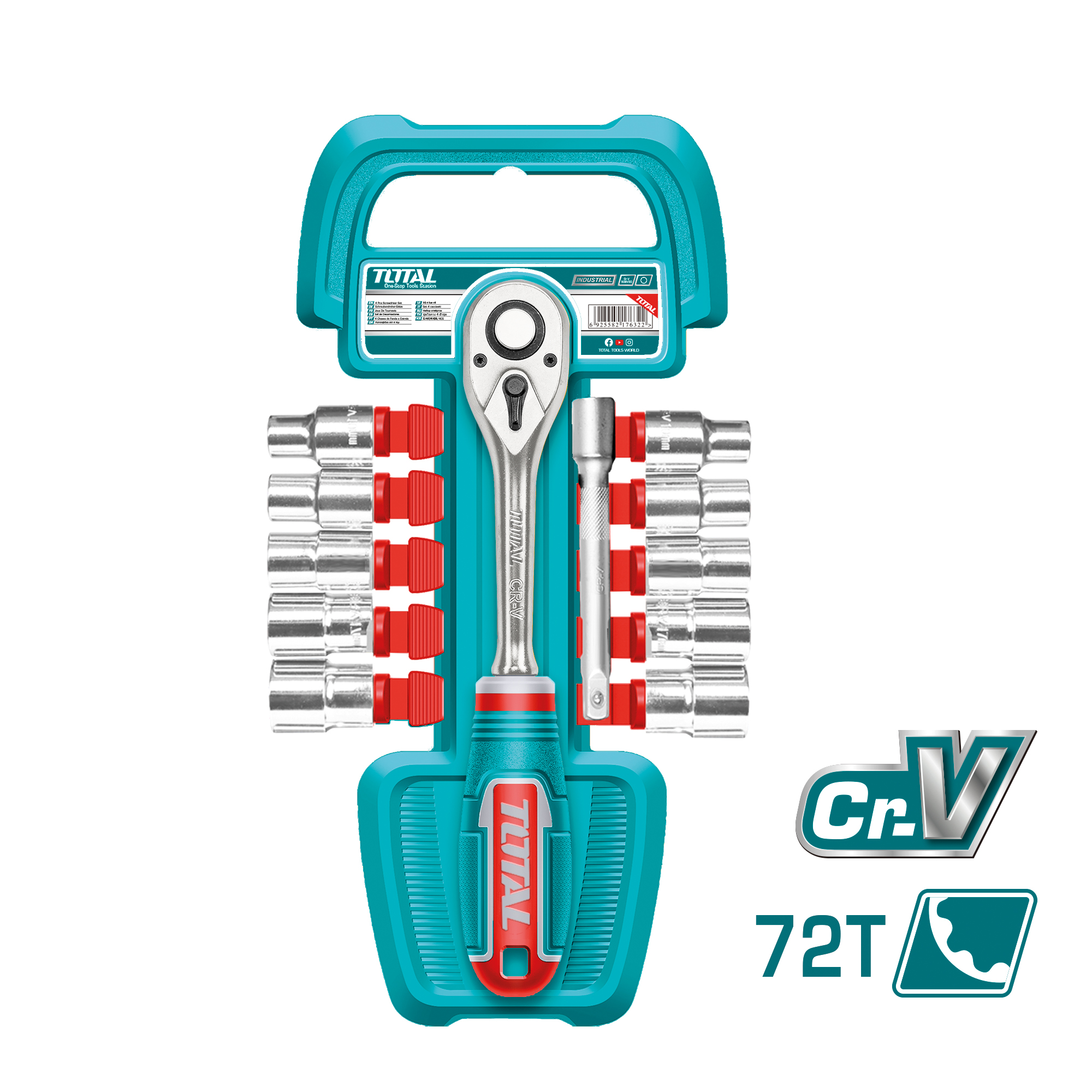 Jogo de 10 chaves de caixa 3/8'' THT381121 | 3/8''