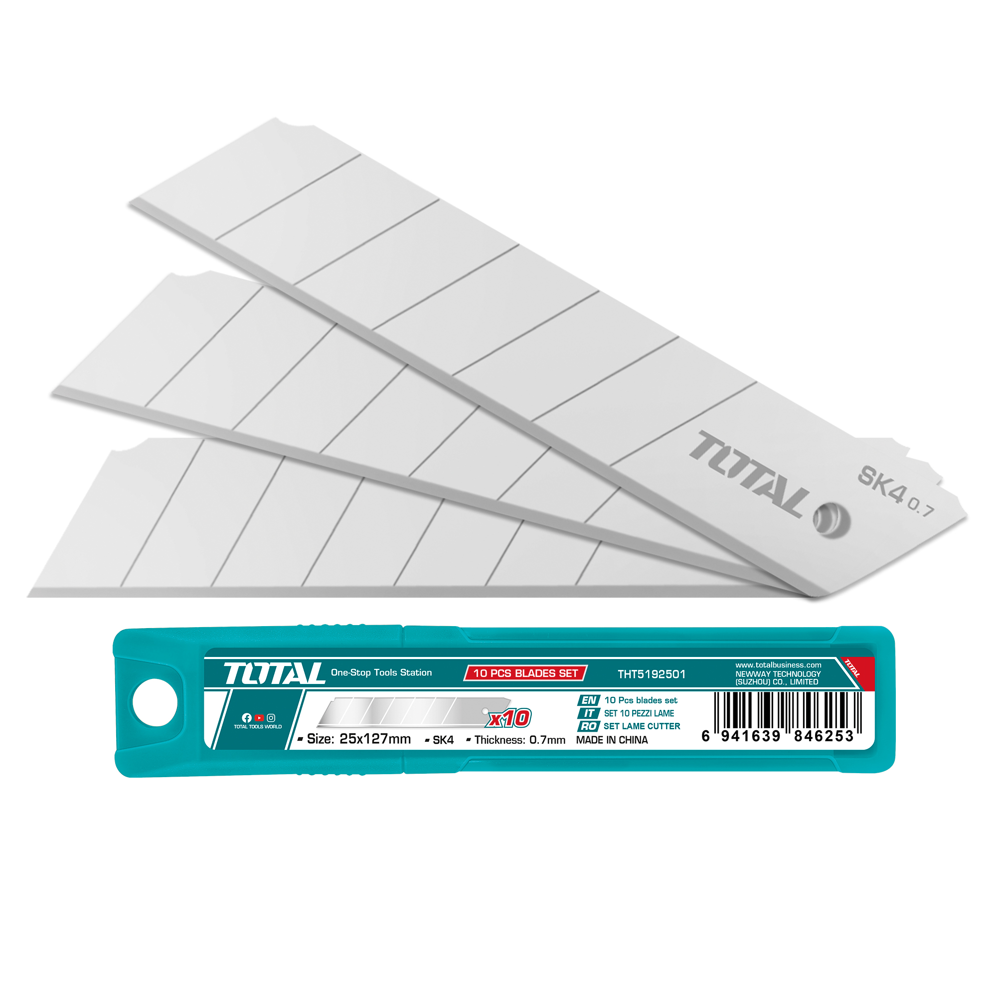 Vervangmessen voor stanleymes THT5192501 | 25 x 127 mm