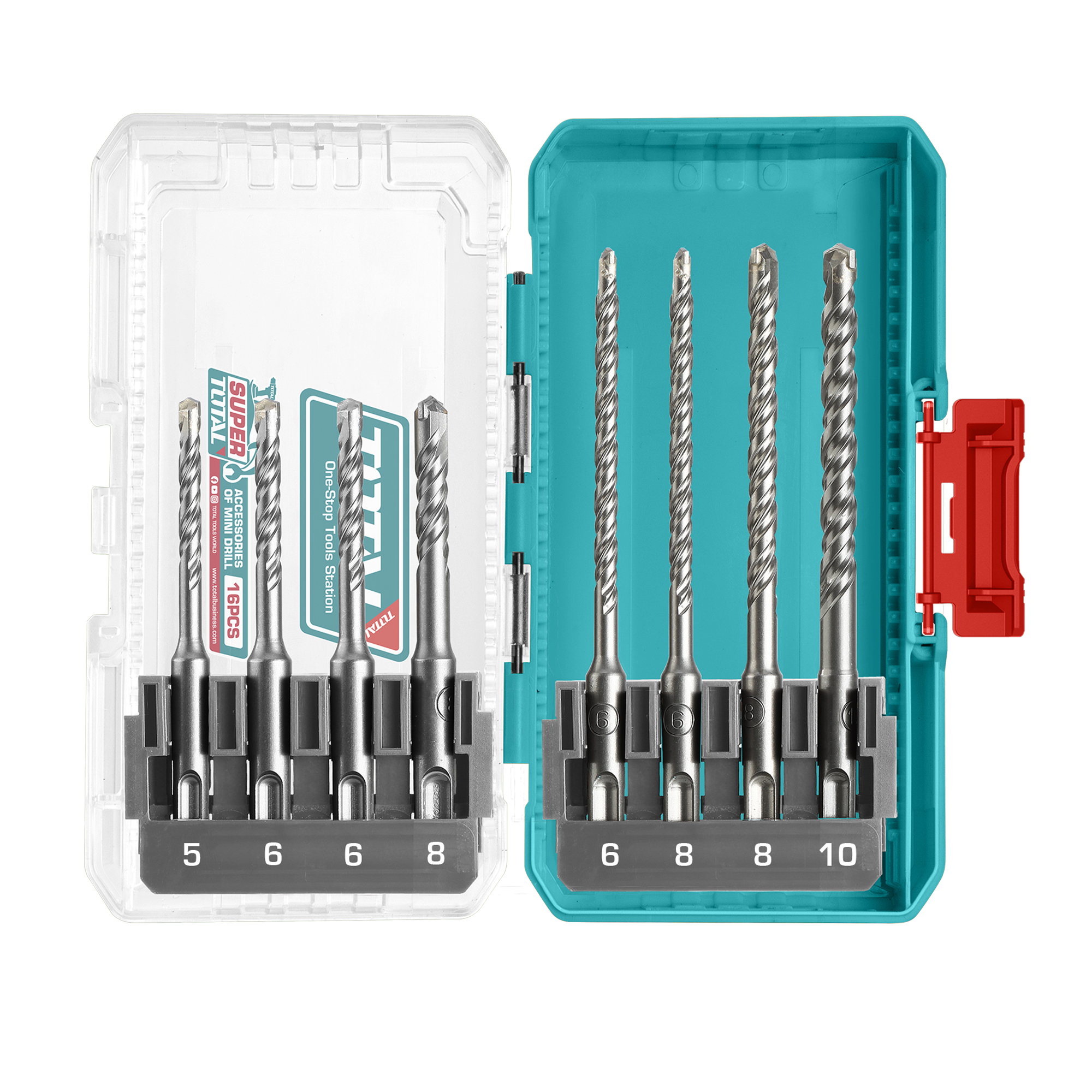 Set SDS Plus betonboren TACSDL11806