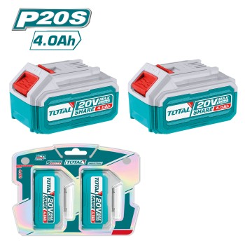 Conjunto de 2 baterias 4Ah TOSLI240312E | 20 V - 4 Ah