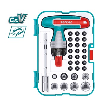 Set T-sleutel bits TACSD30316 | 31 stuks