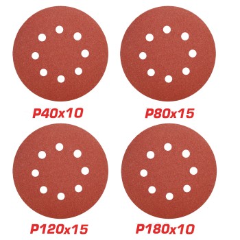 Set ronde schuurvellen TAC7312511 | Ø125 mm
