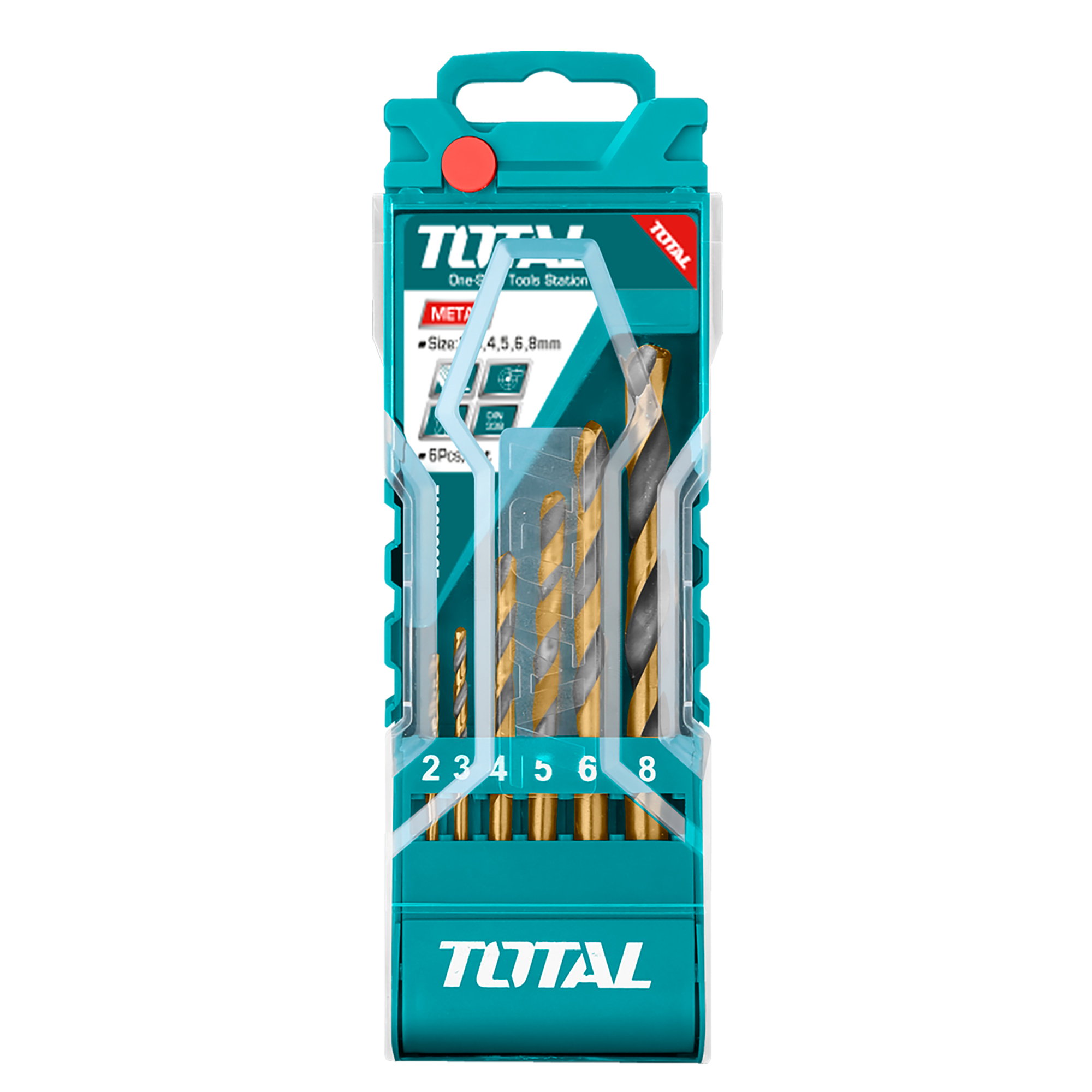 Set di 6 punte per metallo TACSD0065 | HSS