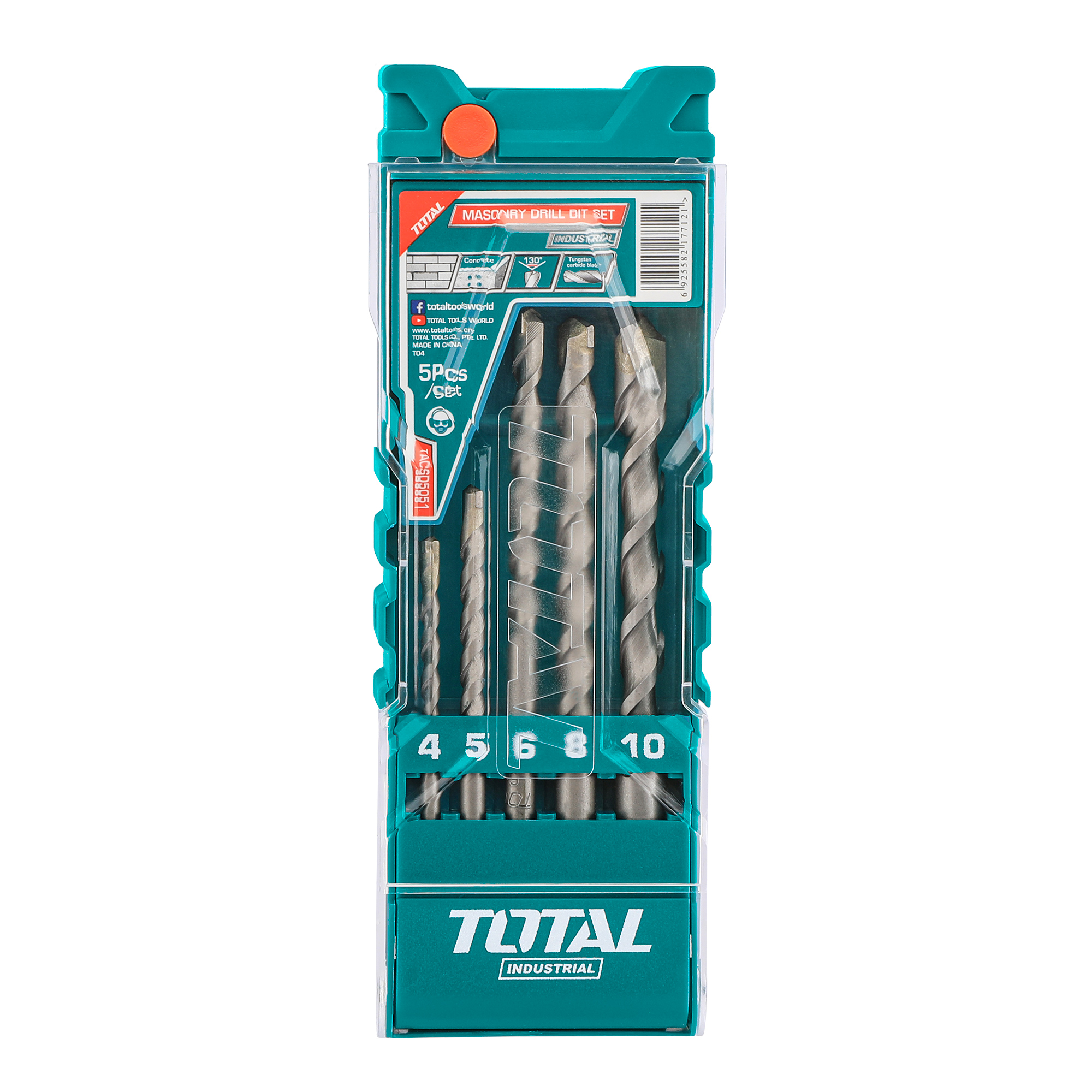 Set van 5 muurboortjes TACSD5051 | HSS