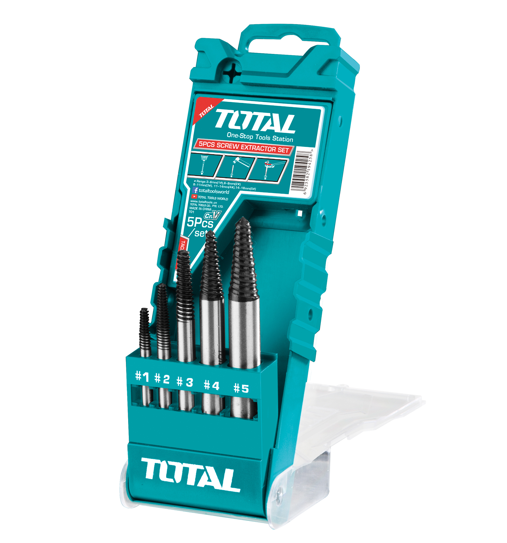 Set van 5 schroefuitzetters TACSE0056 | HSS