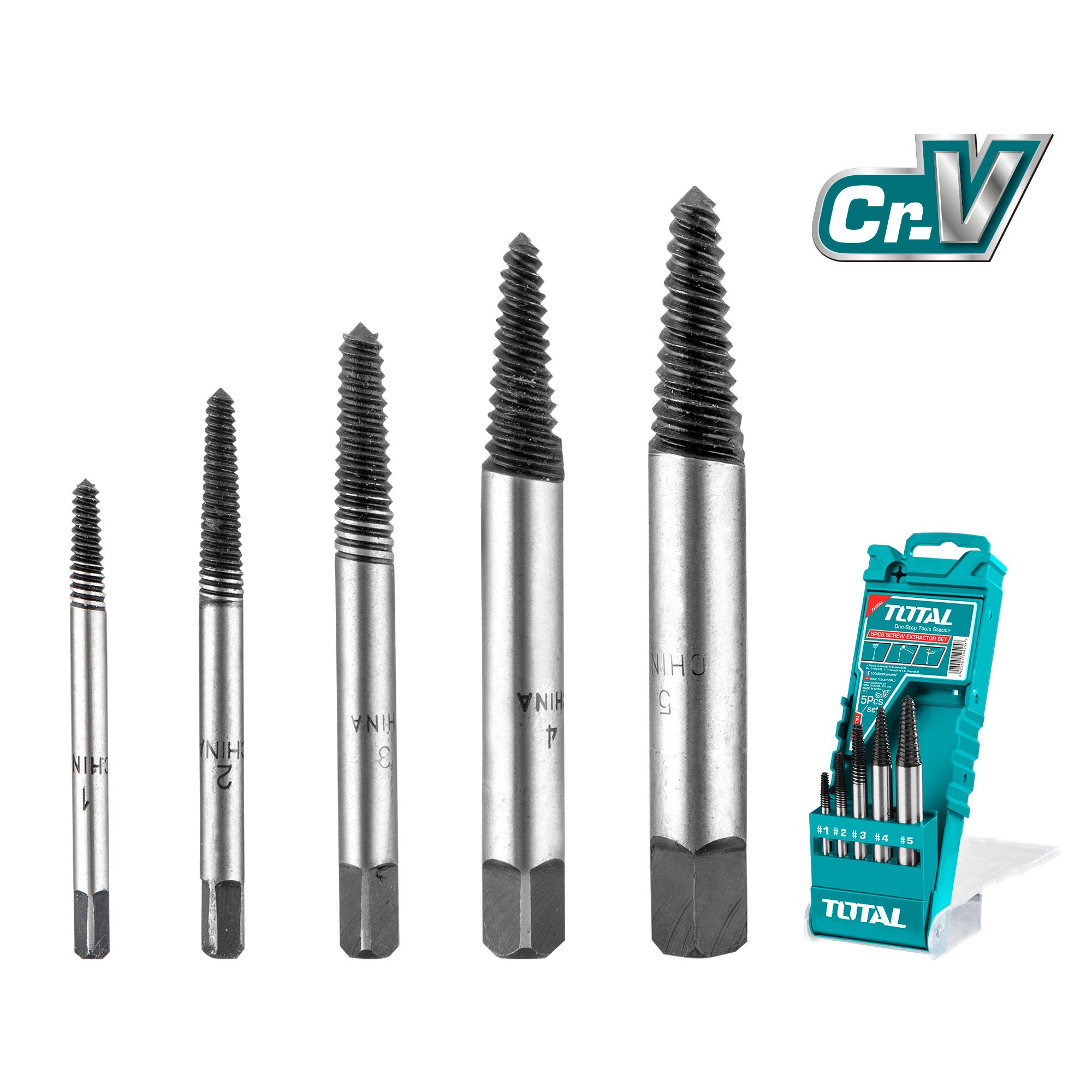 Set van 5 schroefuitzetters TACSE0056 | HSS