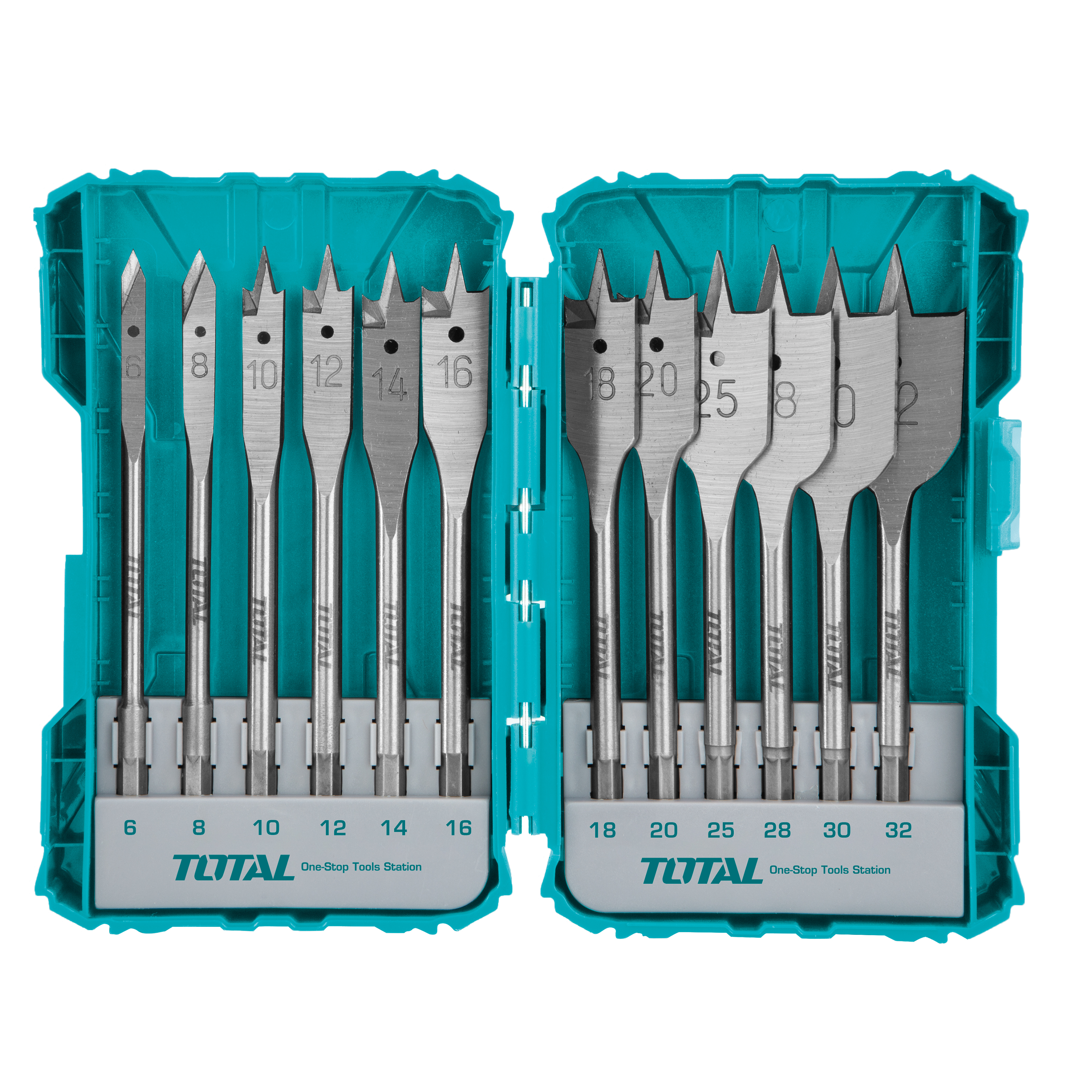 Set van 12 houtboren TACSDL1201 | HSS