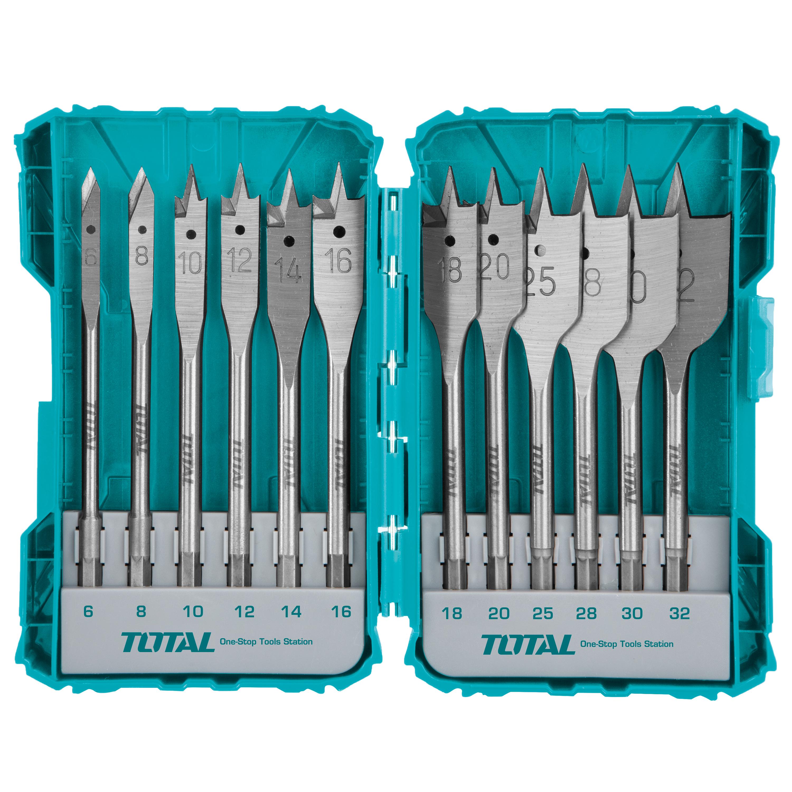 Set van 12 houtboren TACSDL1201 | HSS