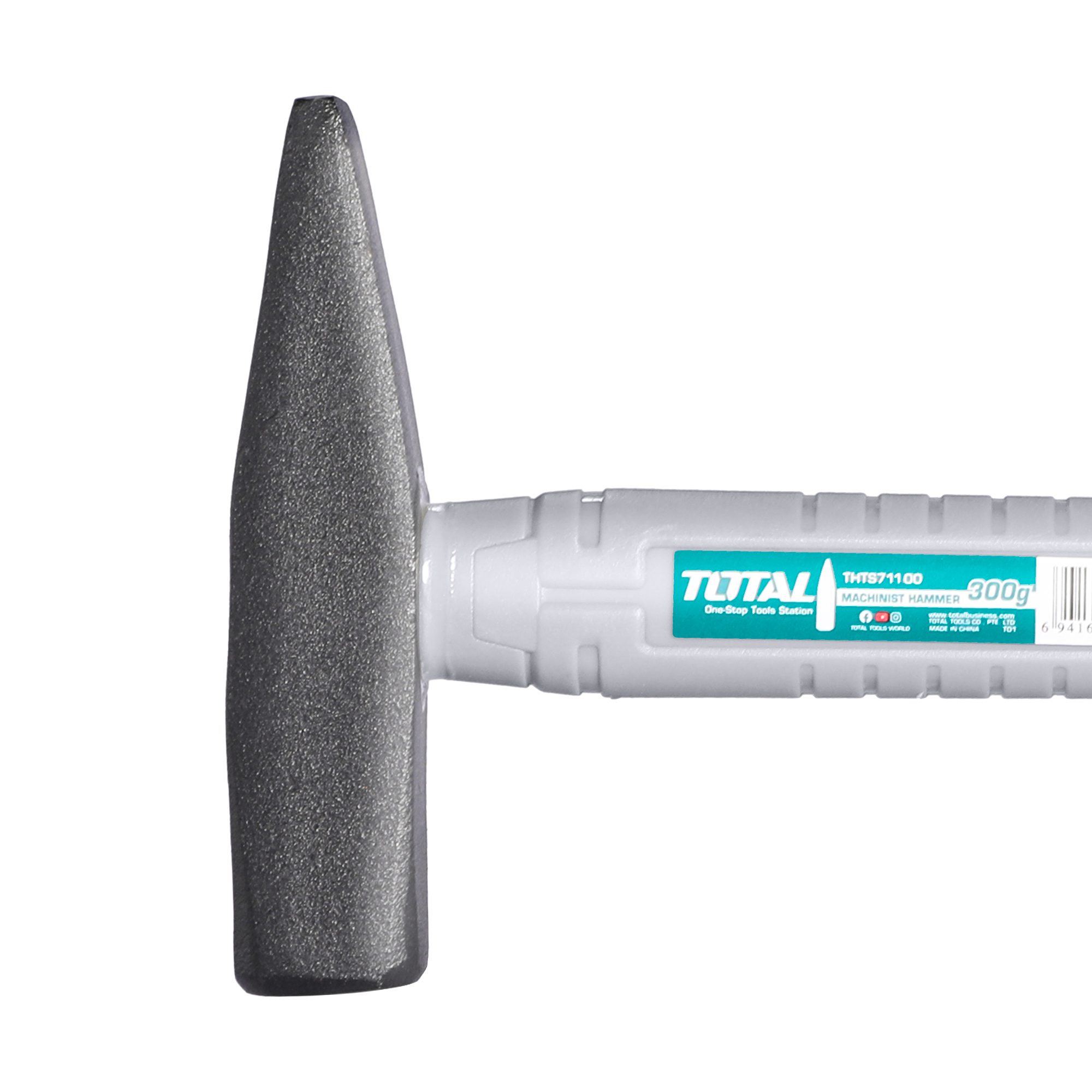Mechanikerhammer THTS71 | 100 g | Geschmiedeter Kopf