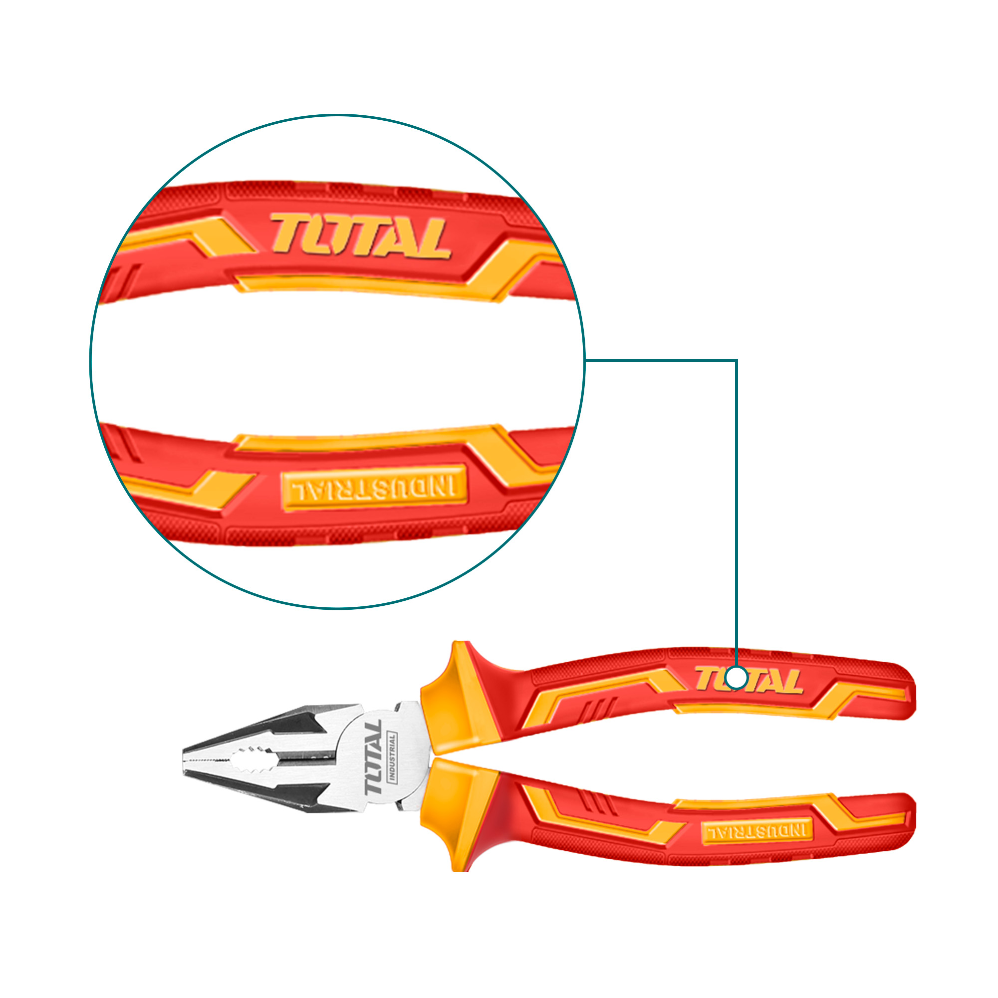Alicate universal aislado THTIP21 | 160 mm | Cromo-vanadio (Cr-V)