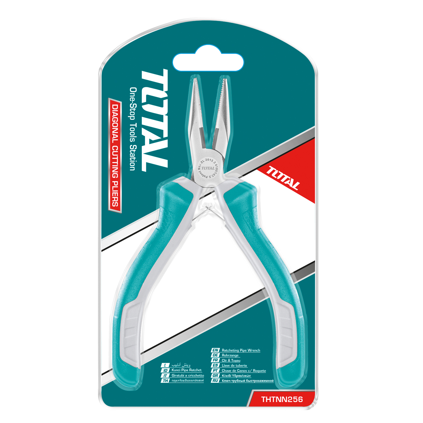 Pinza mini piatta THTMN256 | 115 mm | Cromo-vanadio (Cr-V)