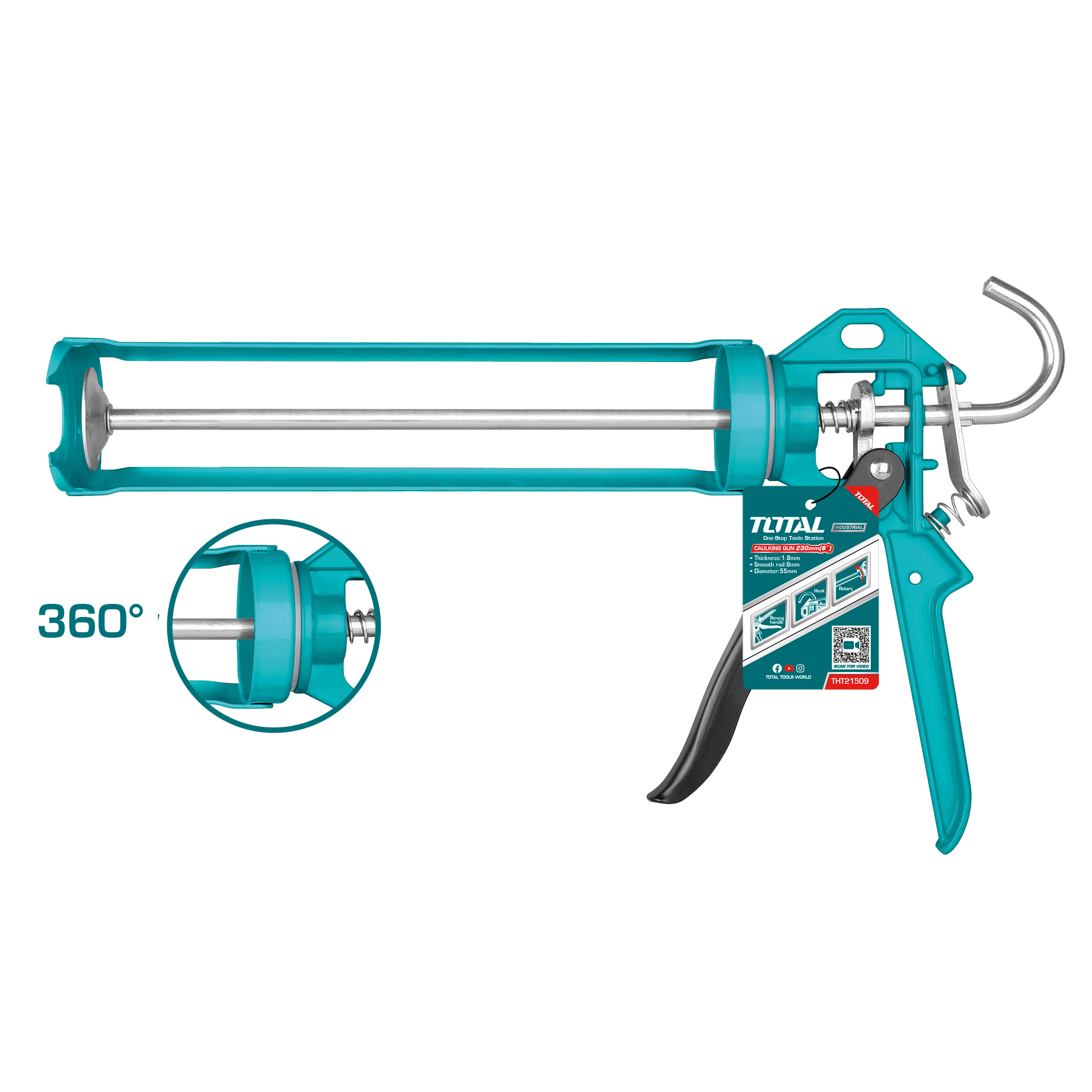 Siliconepistolet THT21509 | 230 mm
