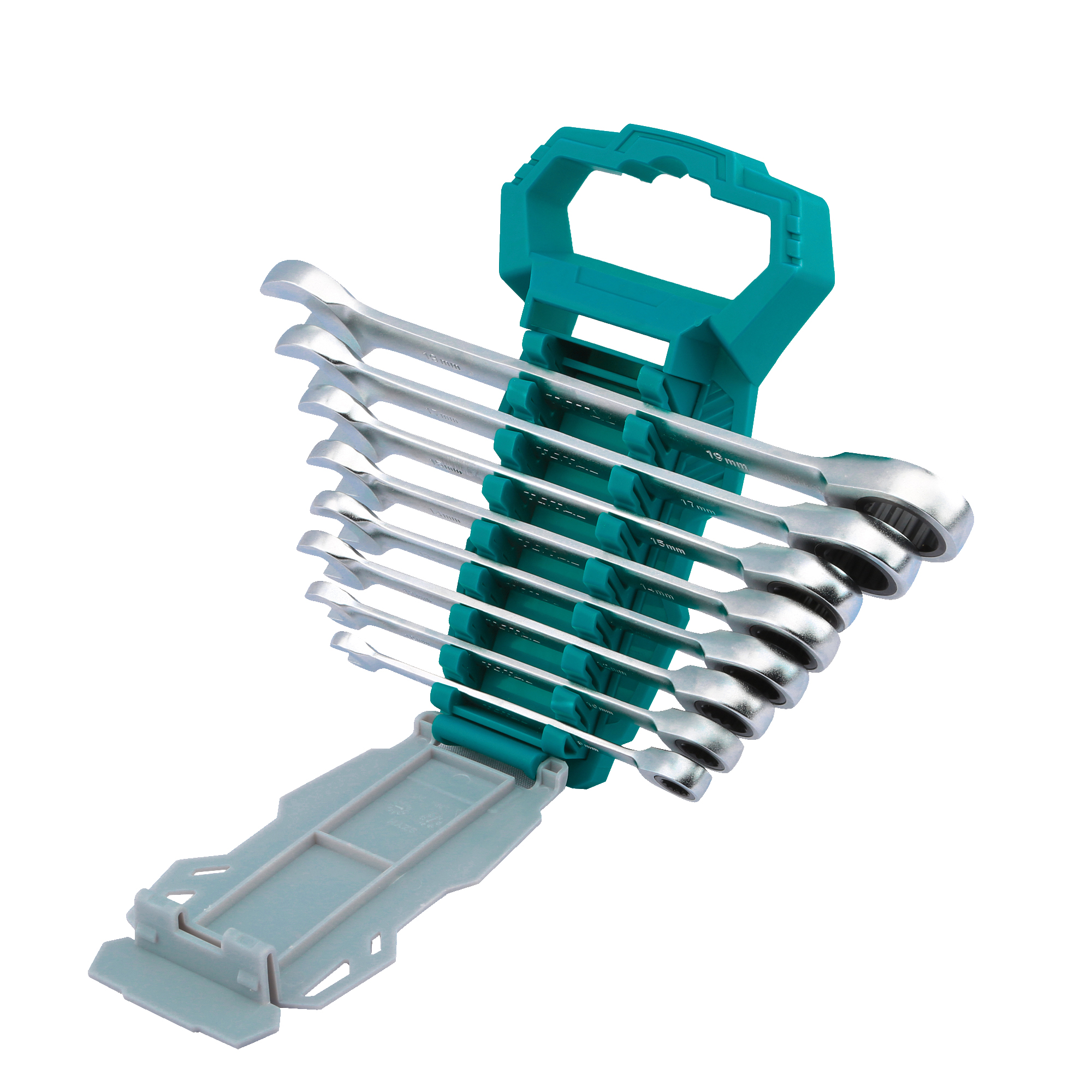 Set di 8 chiavi combinate a cricchetto THT102RK086 | Cromo-vanadio (Cr-V)