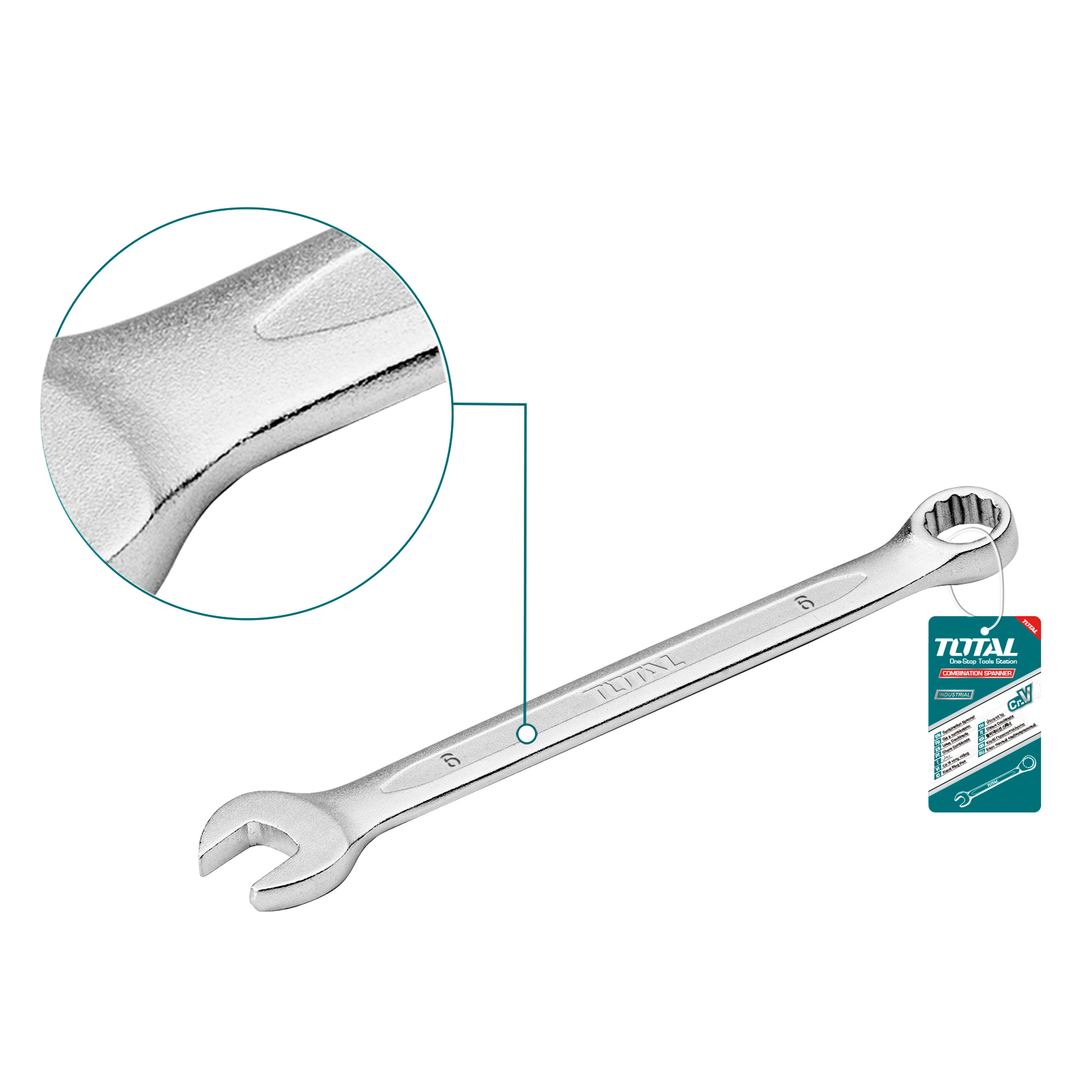 Combination Wrench TCSPA | 27 x 331 mm | Chrome-vanadium (Cr-V)
