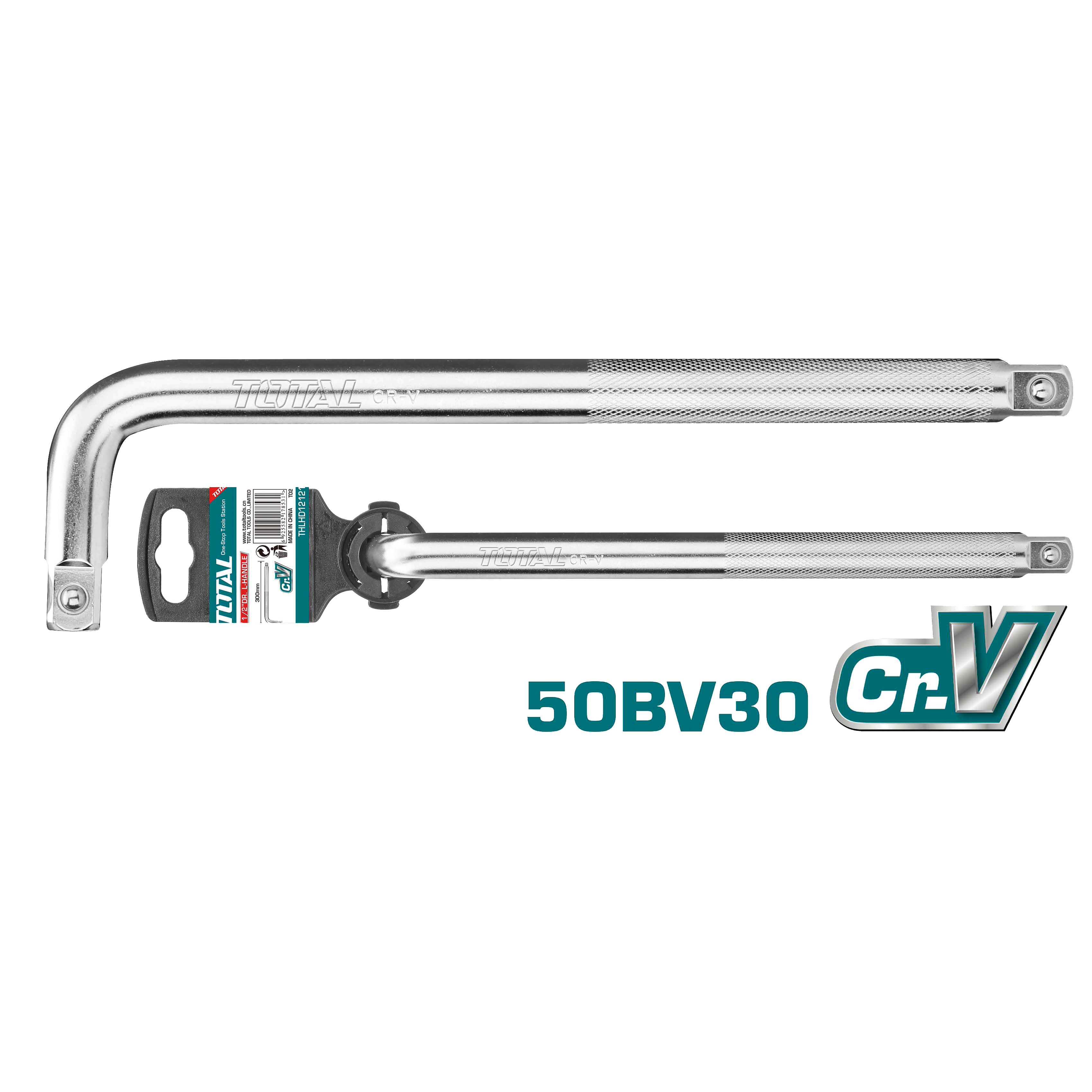 Verlängerungsstab L 1/2'' THLHD12121 | 300 mm | Chrom-Vanadium (Cr-V)
