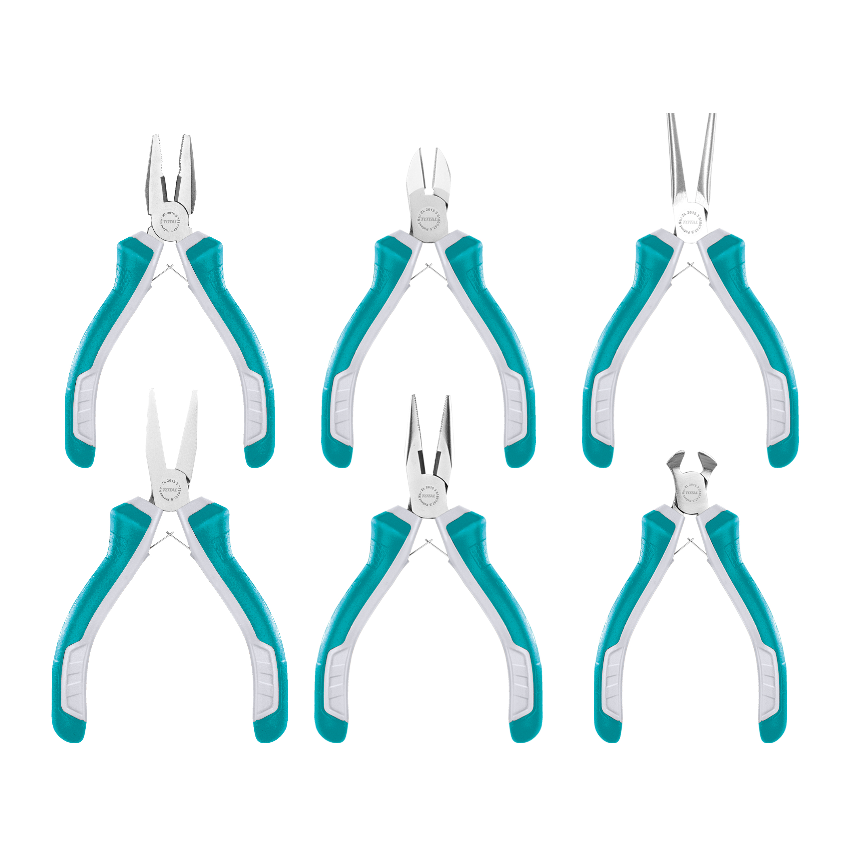 Set di 6 mini pinze THT1K0511 | 115 mm