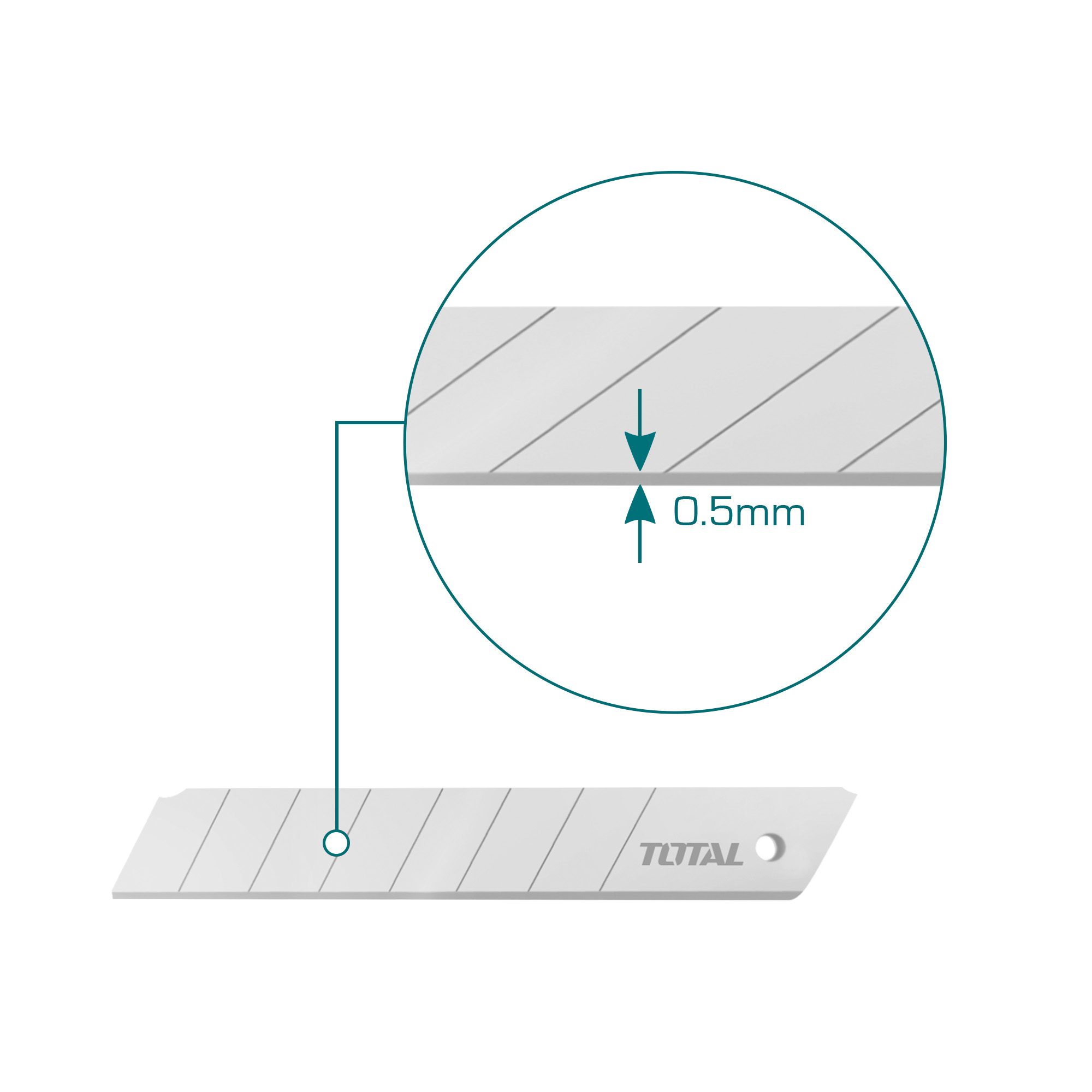 Ersatzklingen für Cuttermesser THT519112 | 18 x 100 mm
