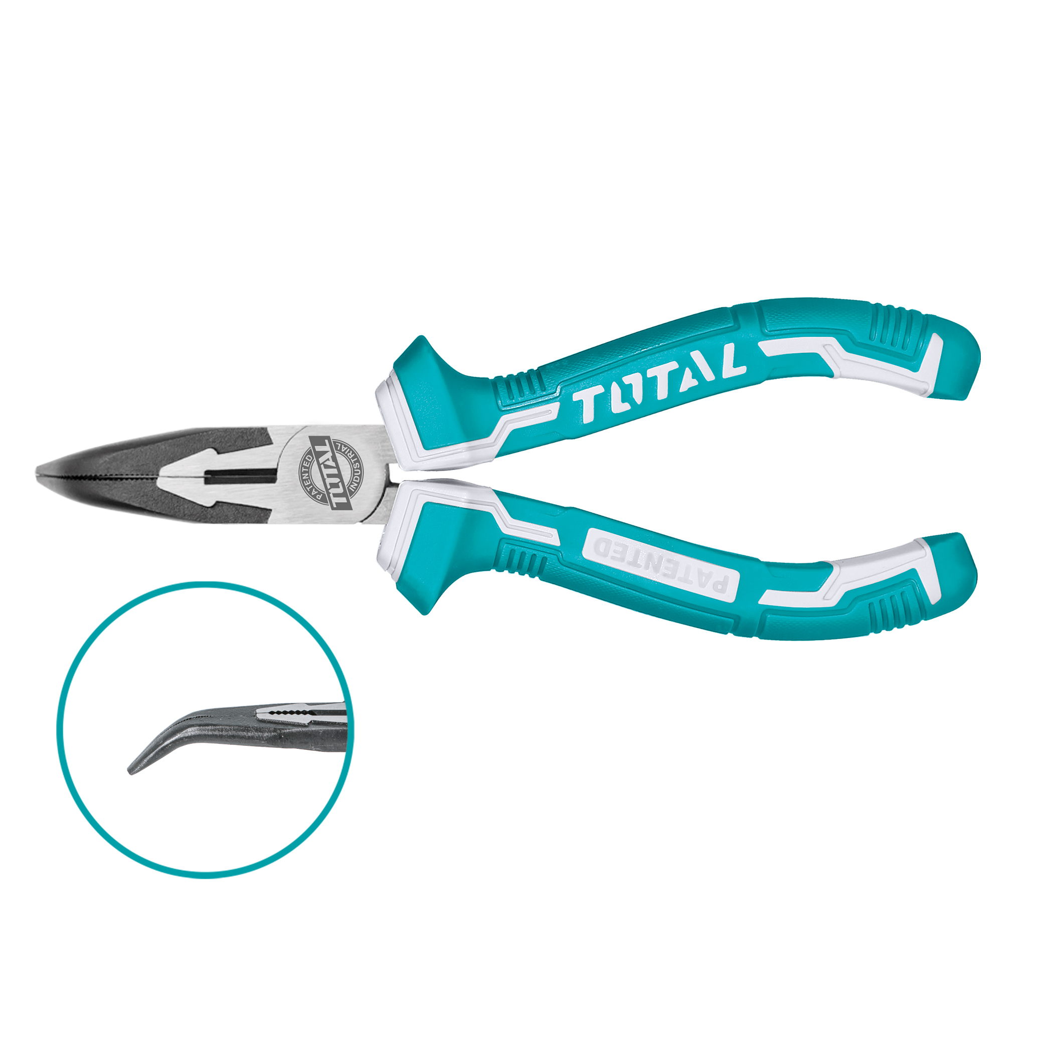 Alicate de punta curva THT24616 | 160 mm | Cromo-vanadio (Cr-V)