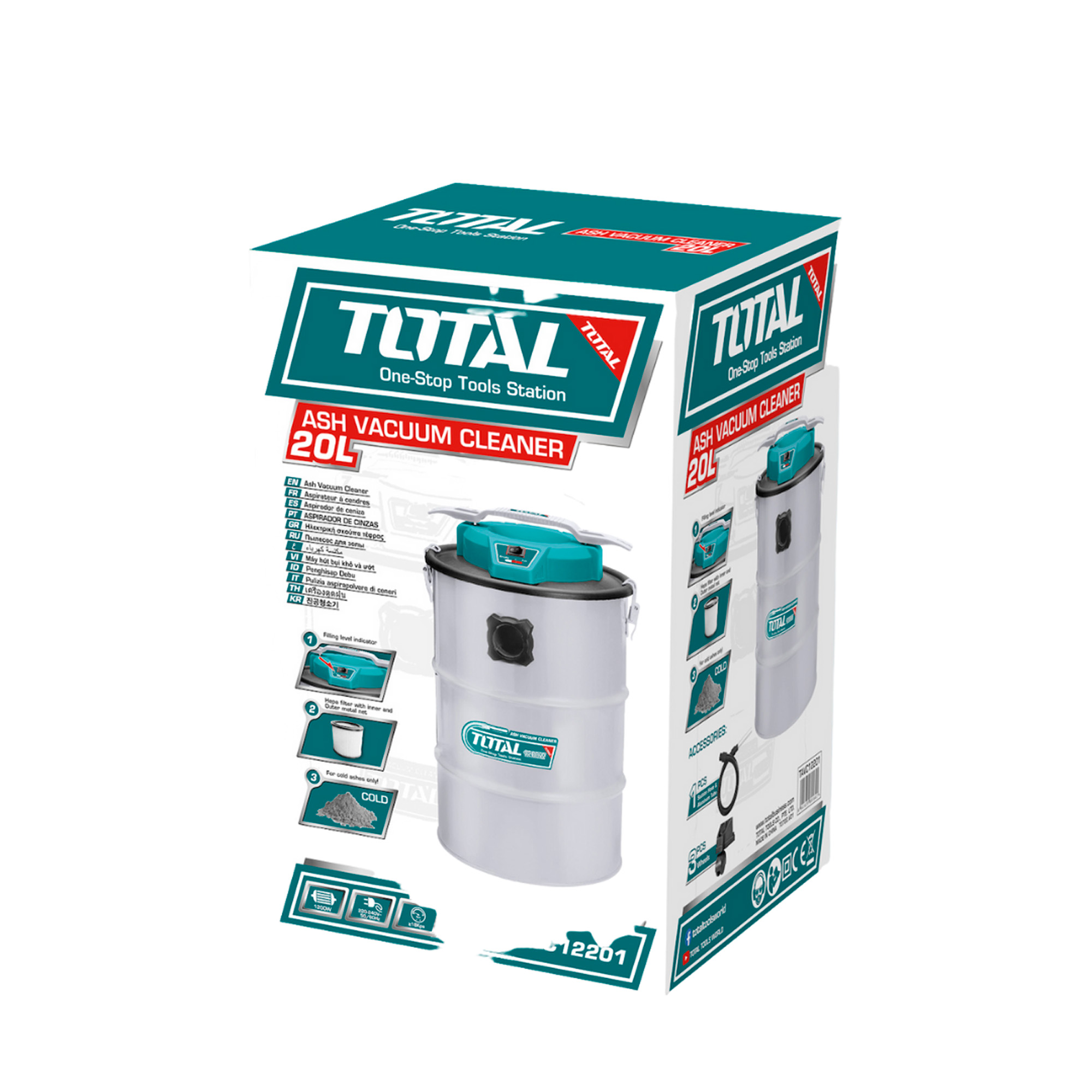Assentstofzuiger TAVC12201 | 1200 W - 20 l