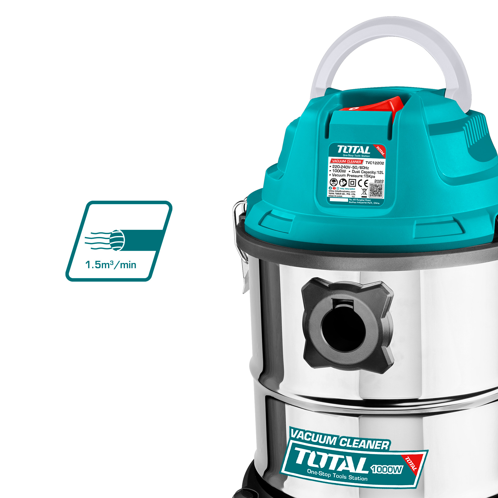 Staubsauger TVC12202 | 1000 W - 12 l