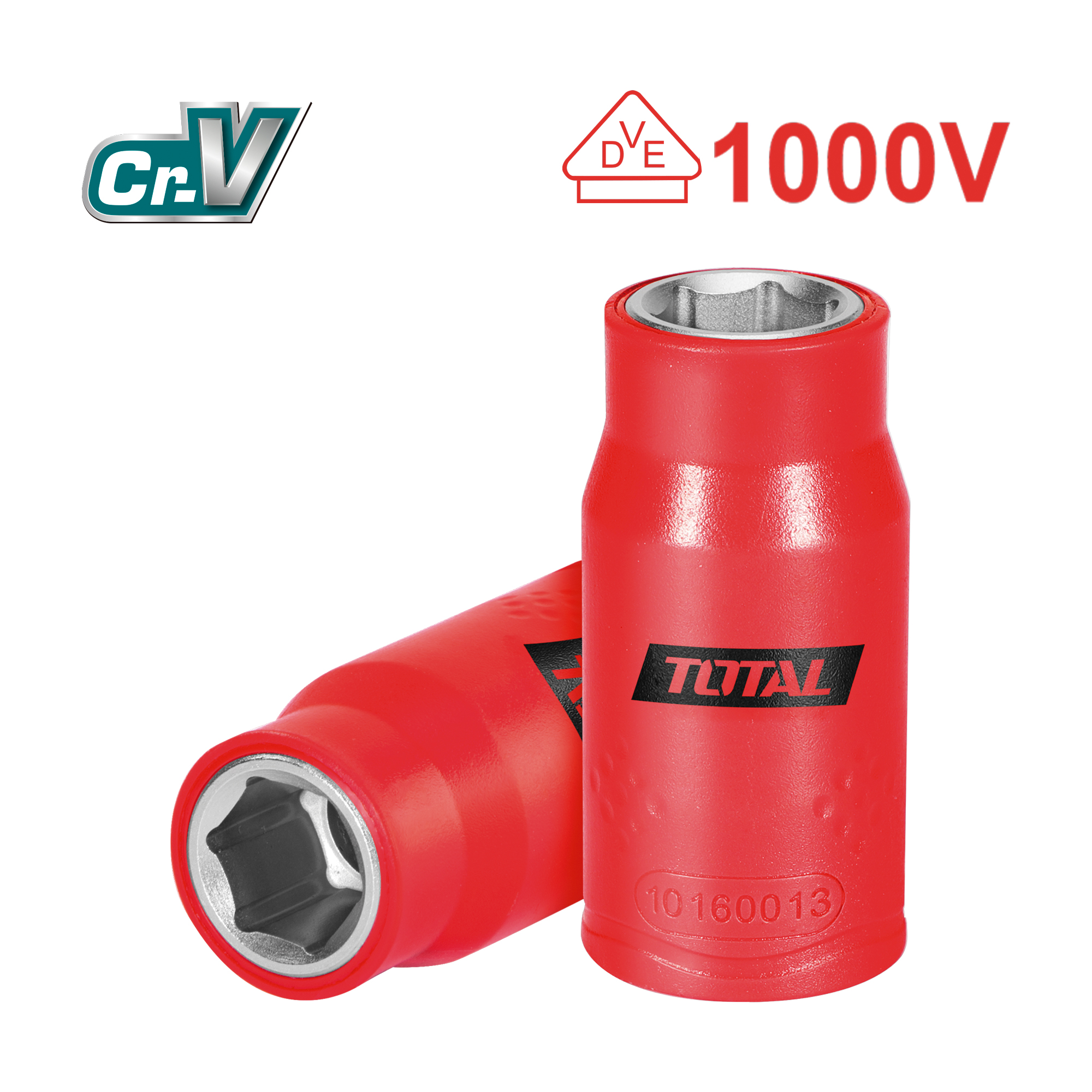 Vaso hexagonal aislado 1/2'' THIHAST12 | 16 mm | Cromo-vanadio (Cr-V)
