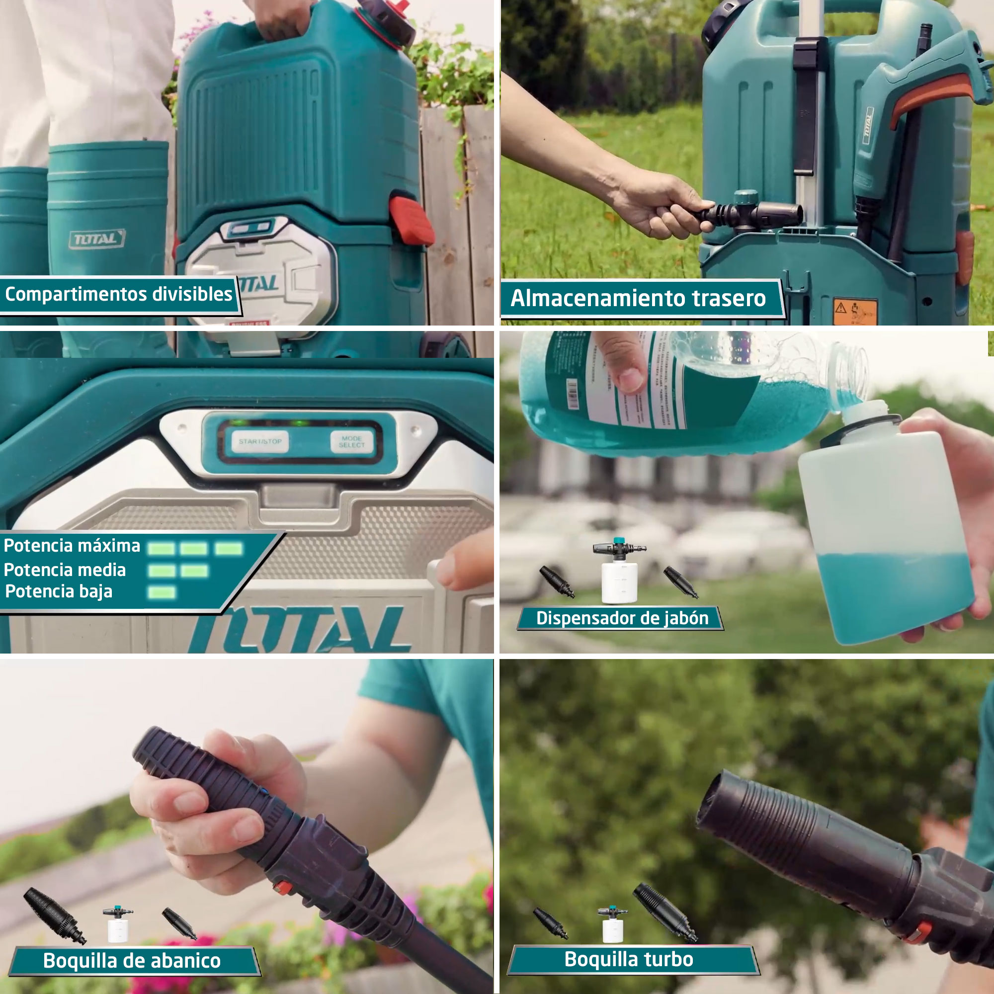 Lavadora de alta pressão a bateria TPWLI4006 | 40 V