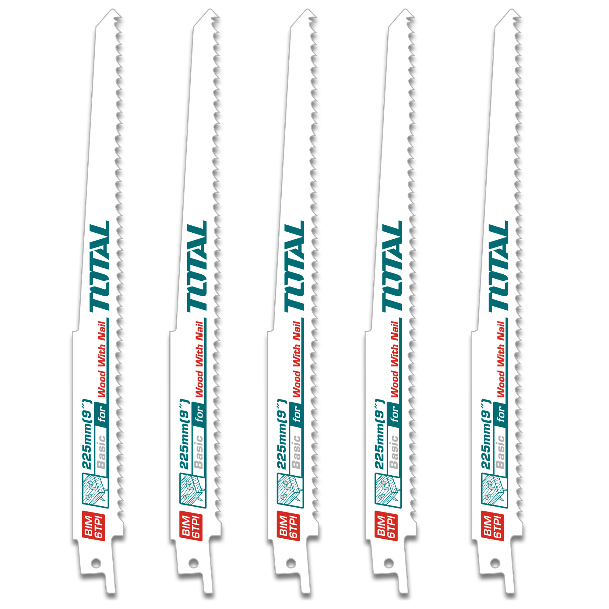 Reciprozaagbladen TRSB1111DF | 225 x 19 x 1,2 mm