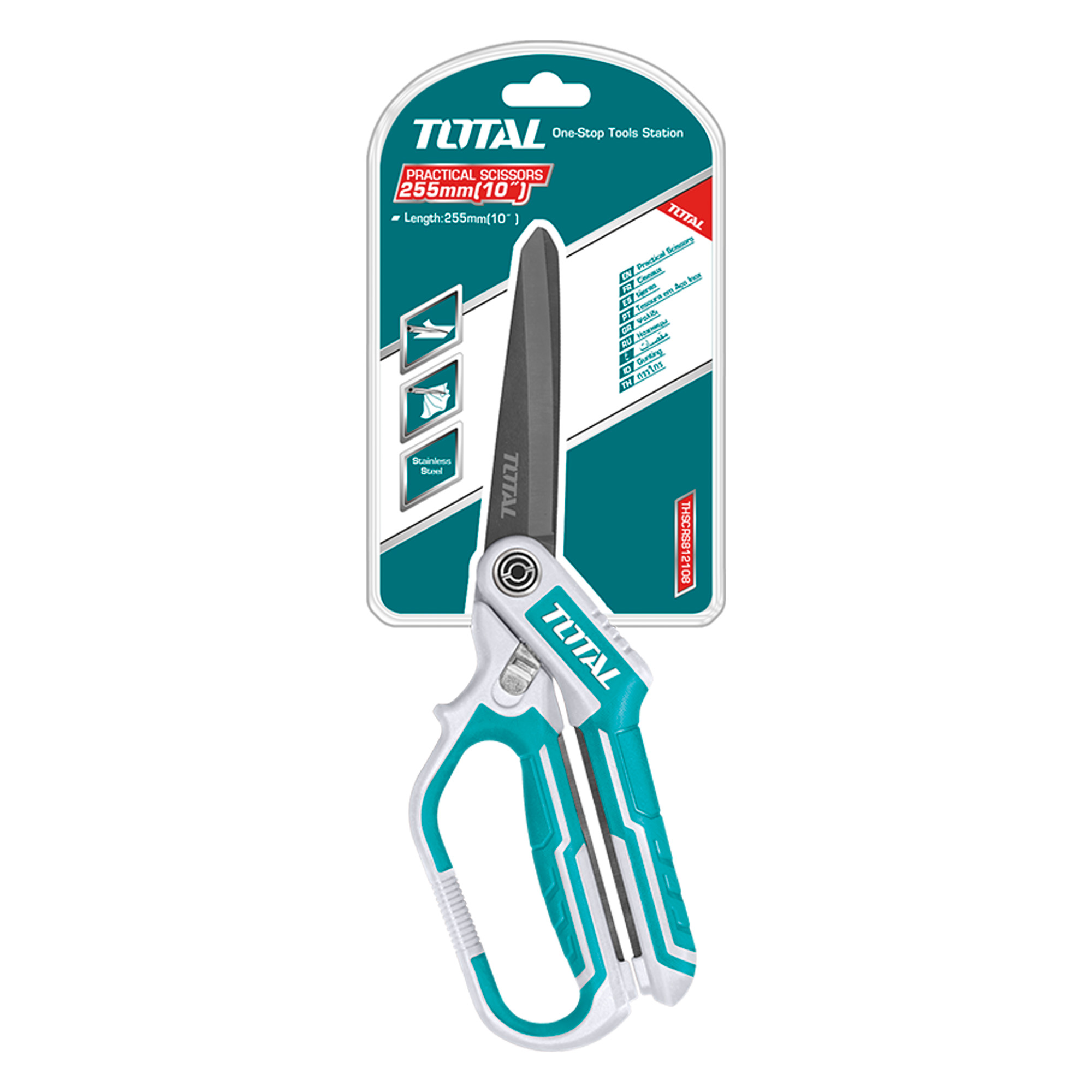 Vielseitige Titan-Schere THSCRS832558 | 255 mm | Edelstahl