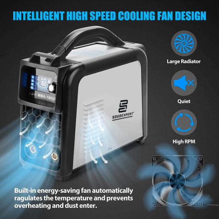 SOUDEXPERT - Equipo de soldadura Inverter MMA+TIG LIFT 160A