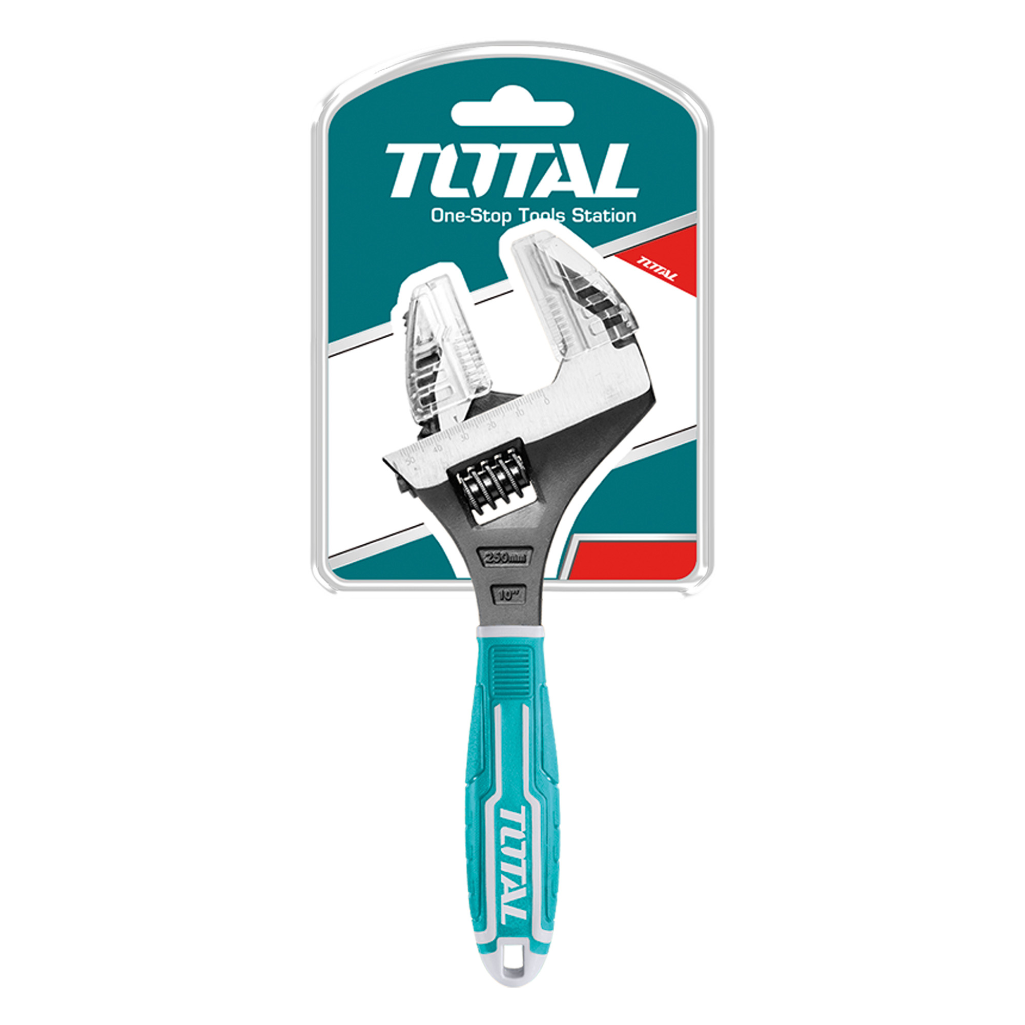 Verstelbare sleutel met extra opening THT10210G | 250 mm