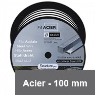 Bobina diametro 100 mm per saldatura ACCIAIO